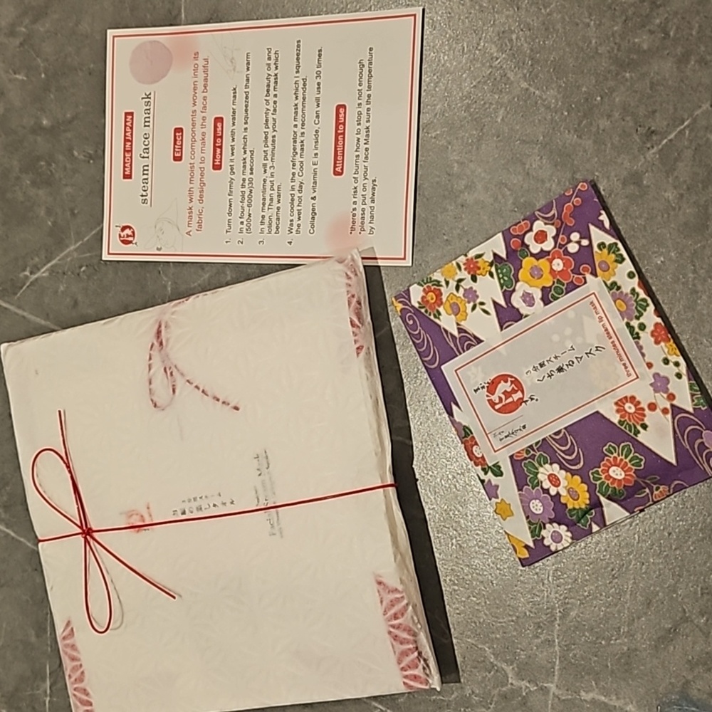 Japanese Reusable Steam Face and Lip Mask